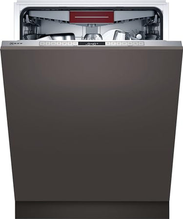 Neff S297TCX00E, Vollintegrierter Geschirrspüler, N70, HomeConnect, 6 Programme, 14 Maßgedecke, 60cm, EEK: A, 9,5 Liter Wasserverbrauch, Geräusch: 43 dB, EmotionLight; TimeLight, Made in Germany im Sale